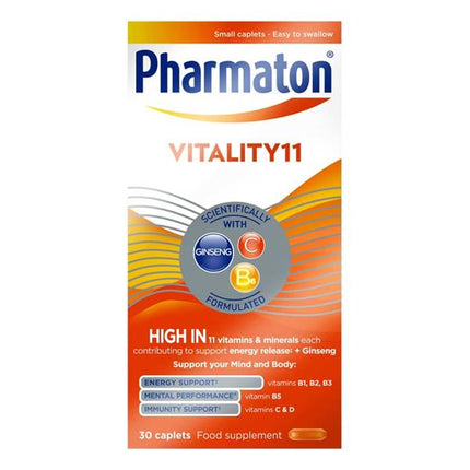 Pharmaton Vitality11 Caplets 30's