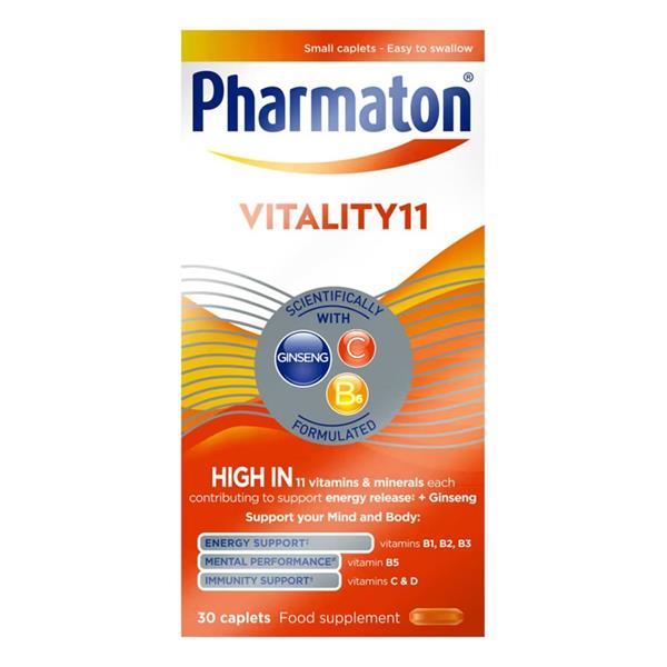 Pharmaton Vitality11 Caplets 30's
