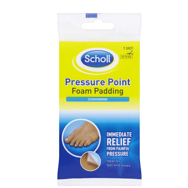 Scholl Pressure Point Foam Padding 1 Sheet