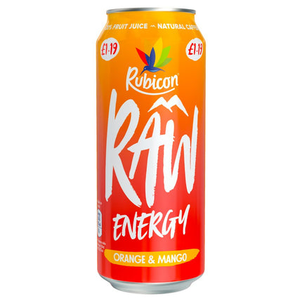 Rubicon Raw Energy Drink 500ml