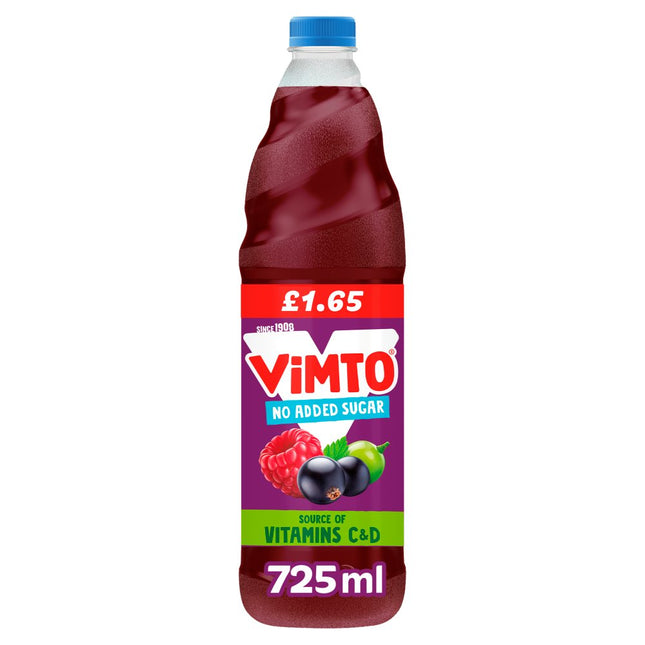 Vimto Cordial Sugarfree Drink 725ml