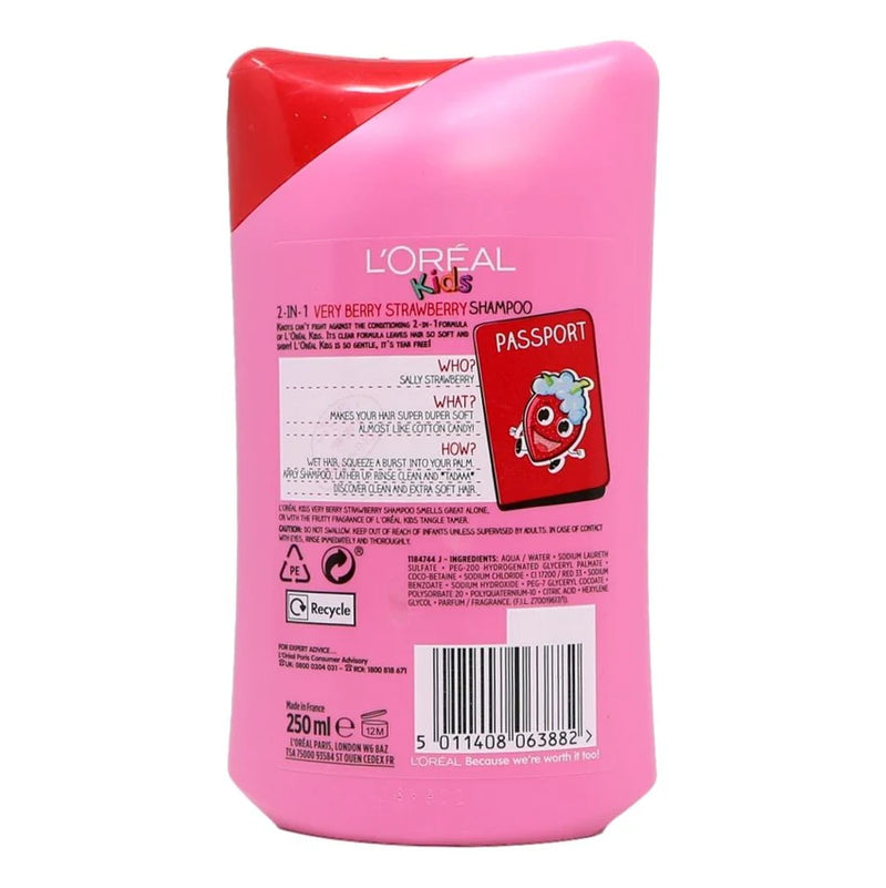 L'Oreal Kids Strawberry Shampoo 250ml