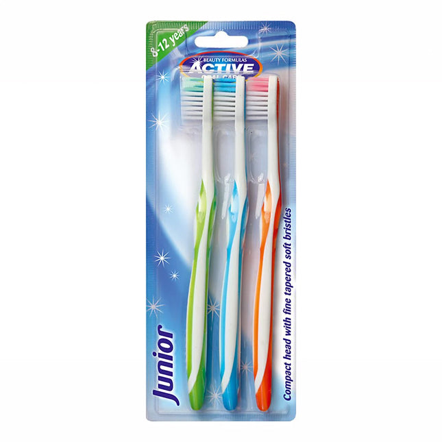 B/Formulas Tooth Brushes 8-12 Years 3pk