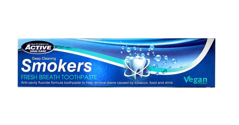 Beauty Formulas Active Smokers Toothpaste 100ml