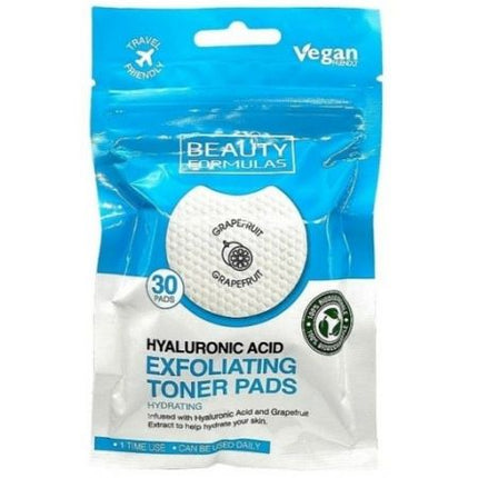 Beauty Formulas Exfoliating Toner Pads 30's