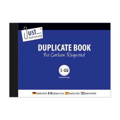 JUST STATIONERY DUPLICATE BOOK 80 SETS