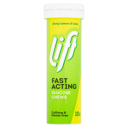 Lift Glucose Chews Lemon & Lime 10's
