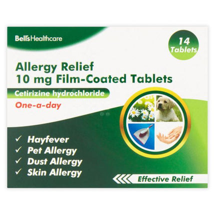 Bells Cetirizine Hydrochloride Allergy 10mg Tabs 14's