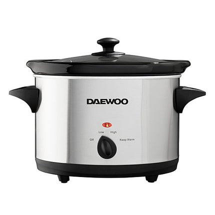 Daewoo Slow Cooker Stainless Steel 3.5L