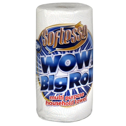 SOFTESSE WOW BIG ROLL KITCHEN ROLL 3PLY