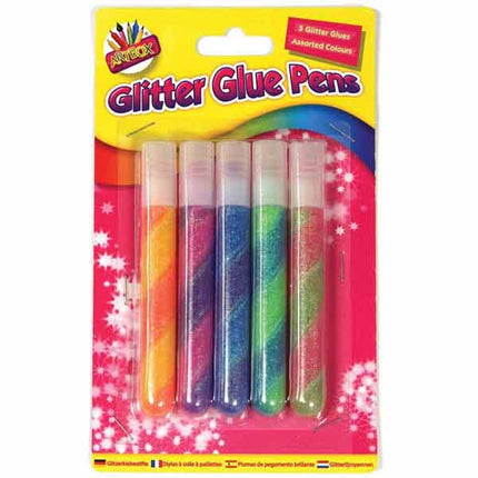 Art Box Glitter Glue Pens 5pk