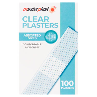 Masterplast Clear Assort. Plasters 100's