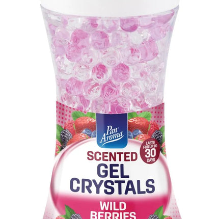 Pan Aroma Scented Gel Crystals Wild Berries Air Freshener 150g