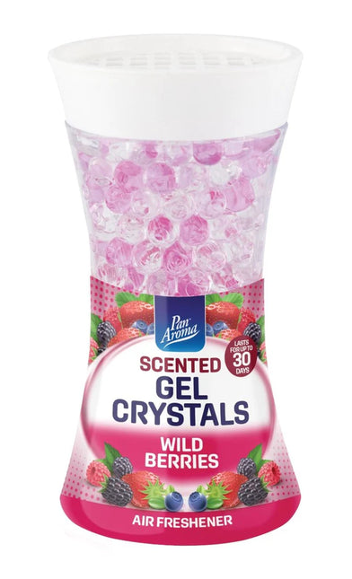 Pan Aroma Scented Gel Crystals Wild Berries Air Freshener 150g