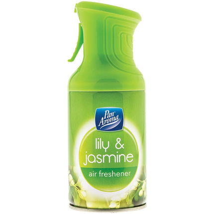 PAN AROMA LILY & JASMINE AIR FRESHENER DRY SPRAY 250ML