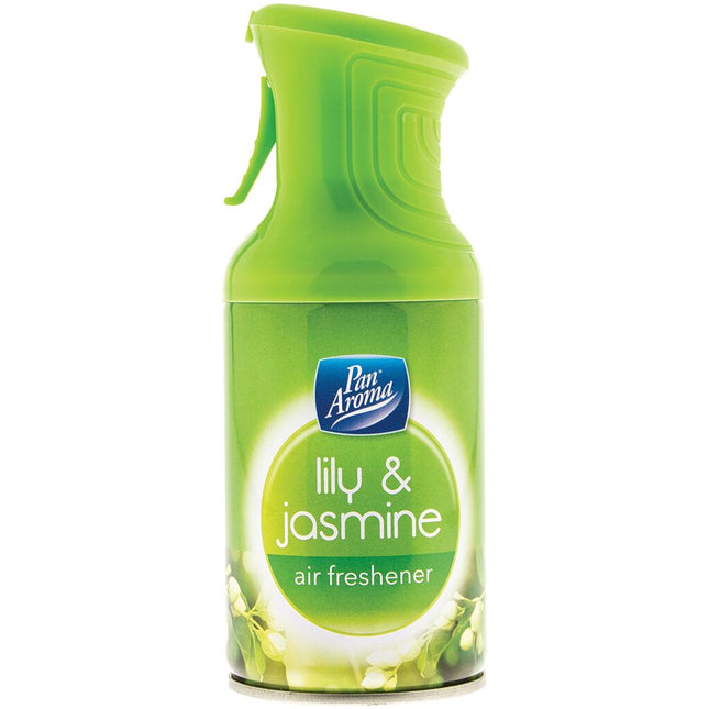 PAN AROMA LILY & JASMINE AIR FRESHENER DRY SPRAY 250ML