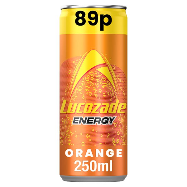 Lucozade Energy Orange Can 250ml