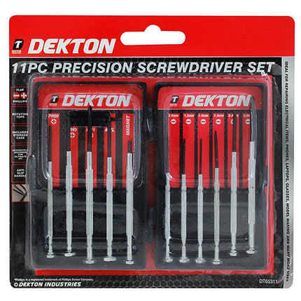 Dekton Precision Screwdriver Set 11pc