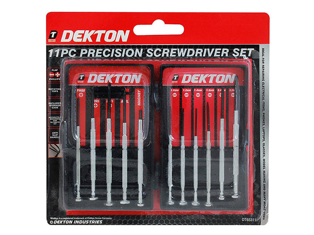 Dekton Precision Screwdriver Set 11pc