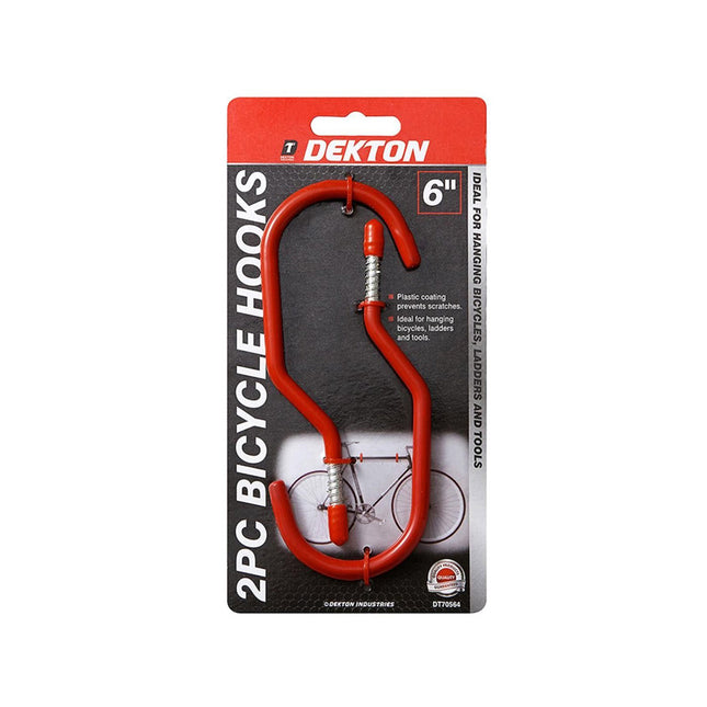 Dekton Bicycle Hooks 6" 2pc
