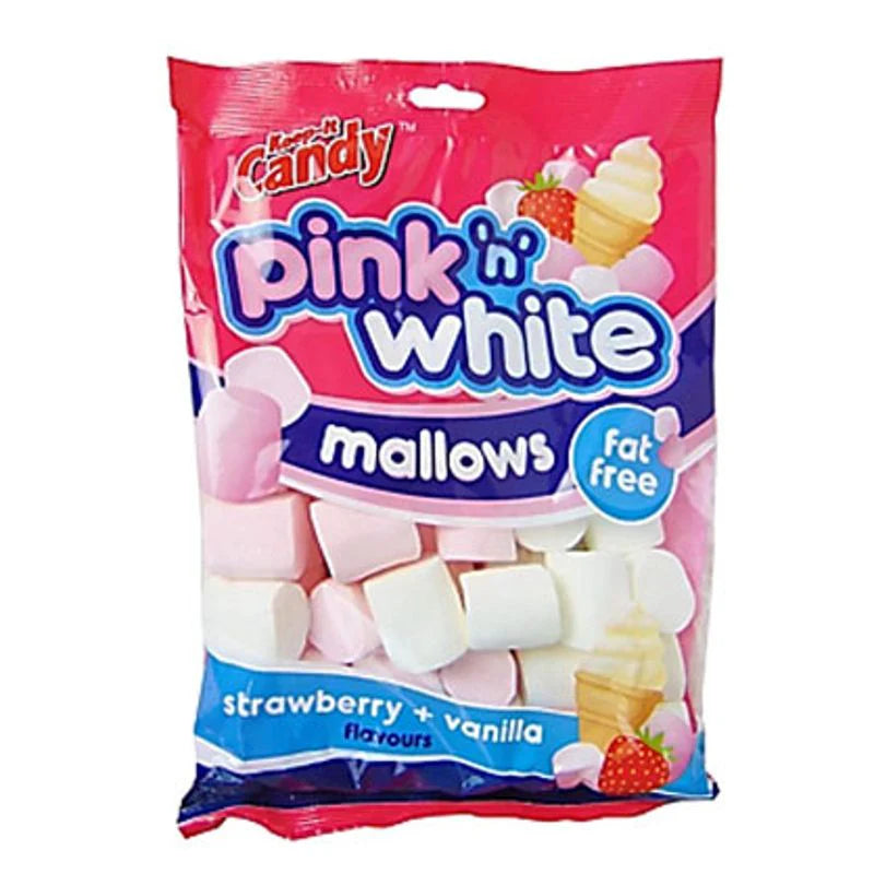 Keep It Candy Pink 'N' White Strawberry & Vanilla Marshmallows 250g