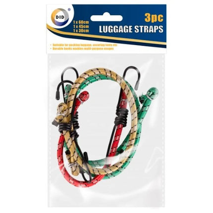 DID Luggage Straps 3pc