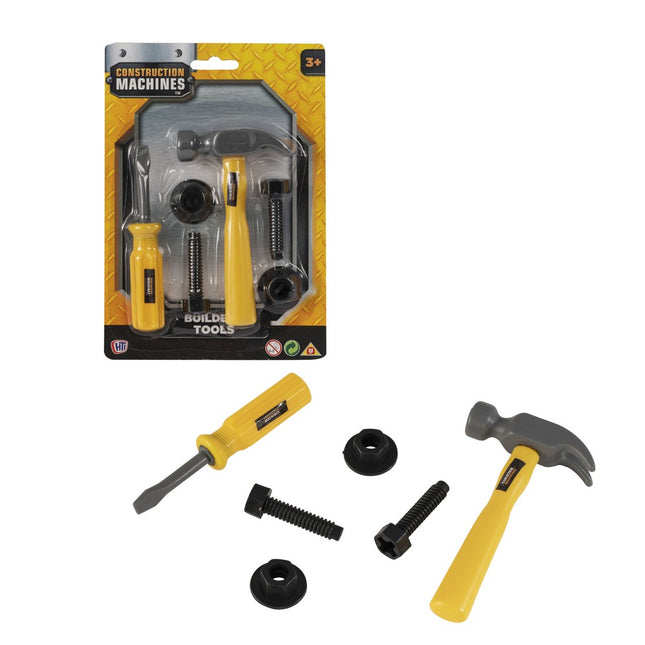 HTI Construction Machines Builders Tools Set 6pc