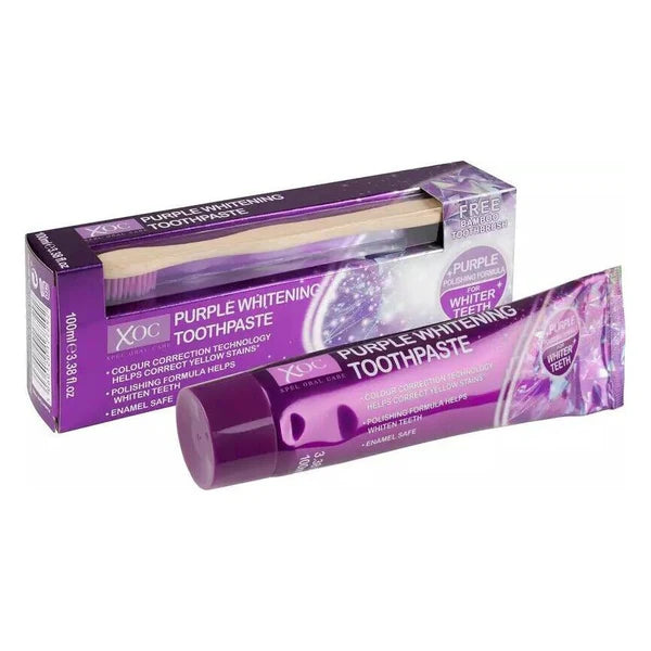 XOC Purple Whitening Toothpaste 100ml 3.38 OZ