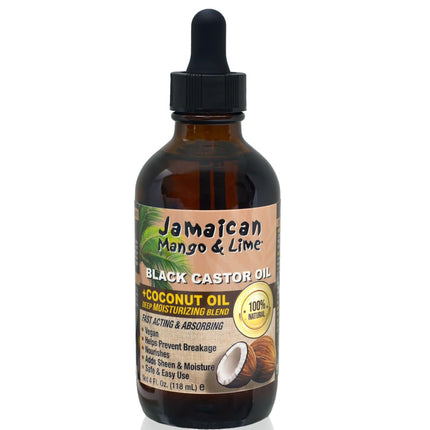 Jamaican Mango & Lime Black Castor Oil Coconut Oil 4oz