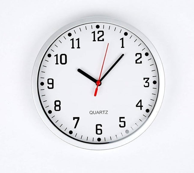 My House & Home Silver Wall Clock 23cm