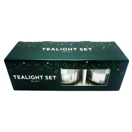 Tealight Holder Gift Set 3pk