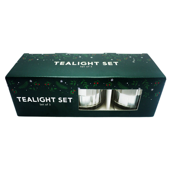 Tealight Holder Gift Set 3pk