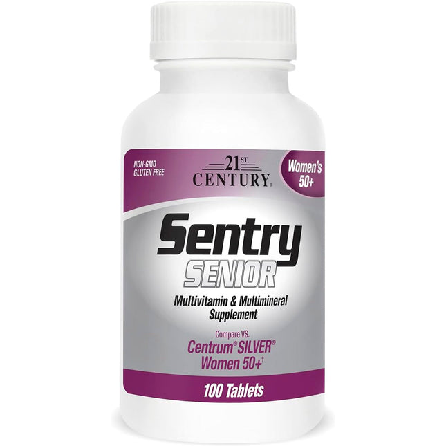21ST Sentry Senior Women's 50+ Tablets 100's