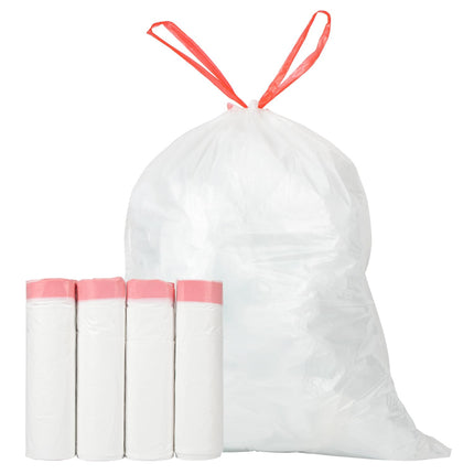 Simplify Kitchen Trash Bags White 35ct