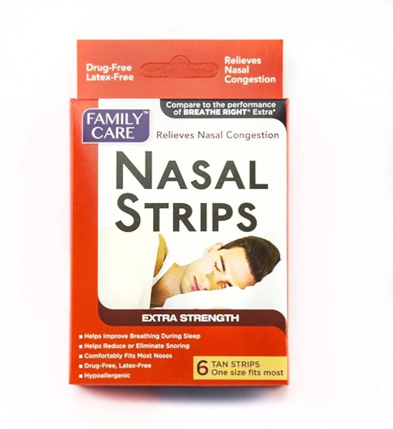 Family Care Nasal Strips Ex Strength 6 strips