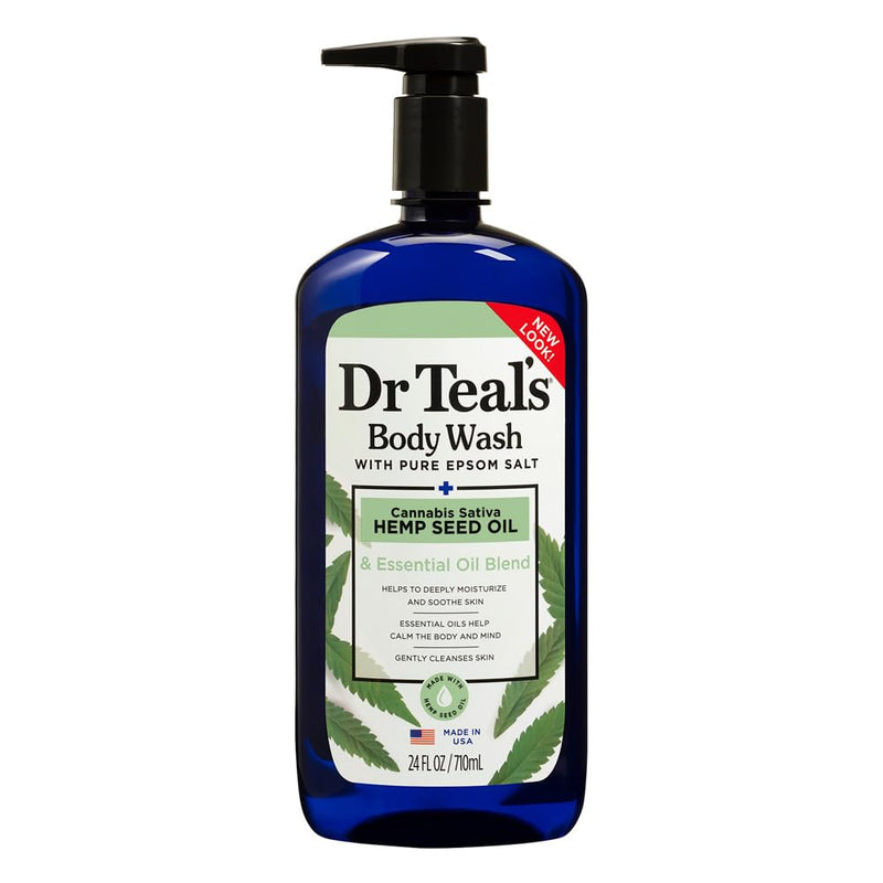 Dr.Teal's Body Wash Hemp Seed Oil 24oz