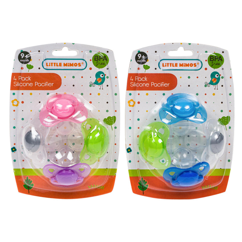 Little Mimos Silicone Pacifier 4pk