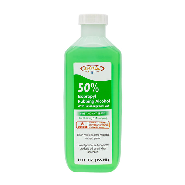 Sofskin Isopropyl Rubbing Alcohol 50% w/Wintergreen 355m;