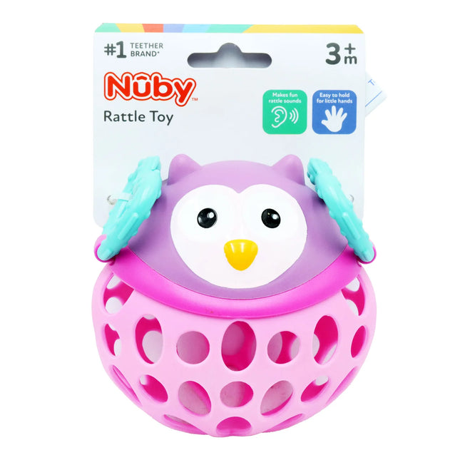 Nuby Silly Shaker Toy Owl 3m+