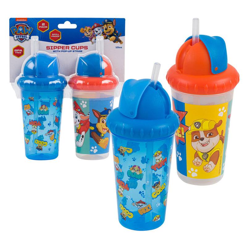 Paw Patrol Sippy Cup with Pop Up Straw 2pk