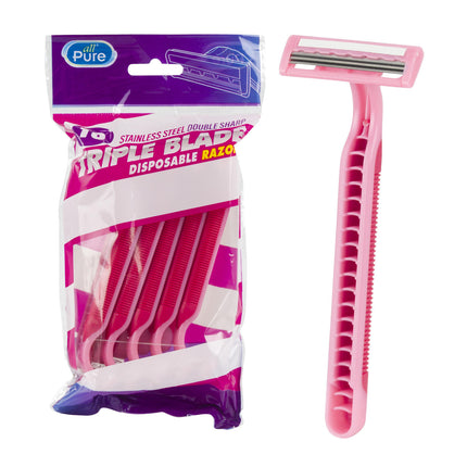 All Pure Ladies Disposable Razor 10Pk