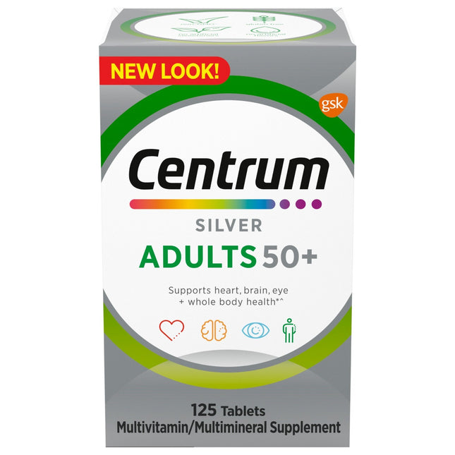 Centrum Silver Adults 50+ Multivitamin 125 Tabs