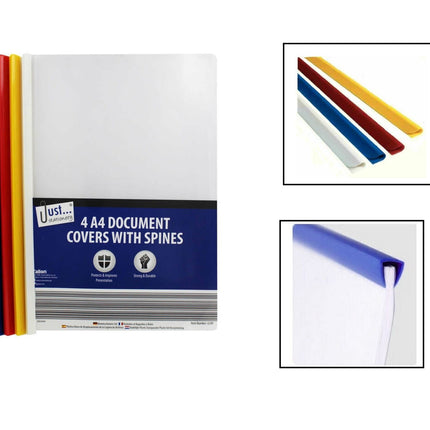 JUST STATIONERY A4 DOCMENT COVERS
