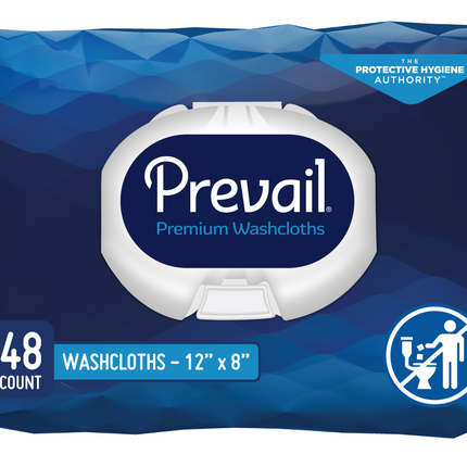 Prevail Adult Disposable Scented Washcloths 48ct