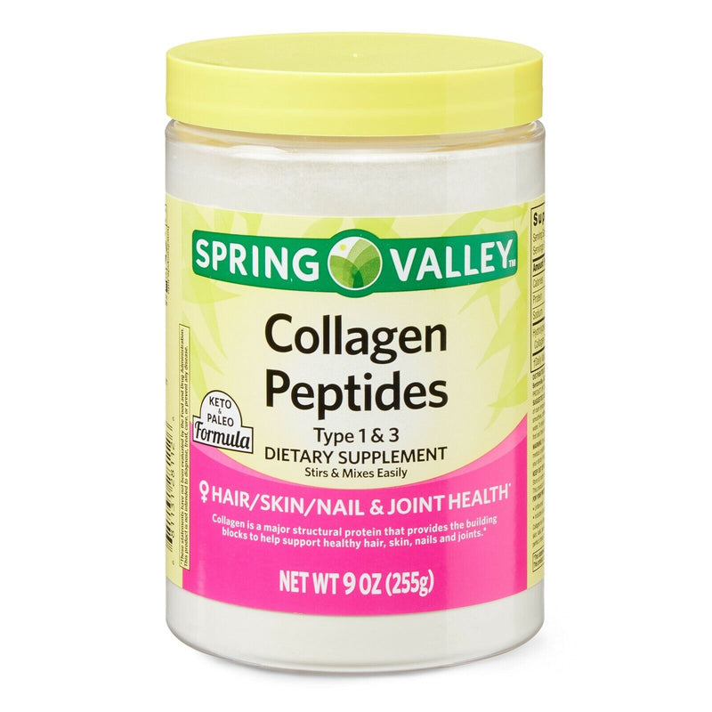 Spring Valley Collagen Peptides Type 1 & 3 Dietary Supplement 9oz