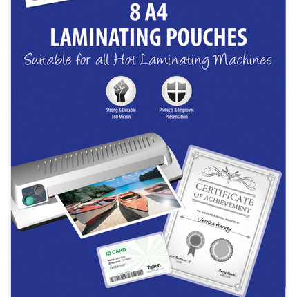 JUST STATIONERY LAMINATING  POUCHES A4