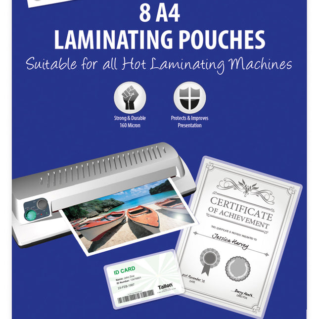 JUST STATIONERY LAMINATING  POUCHES A4