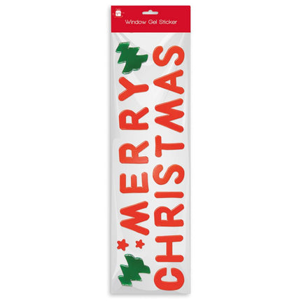 Giftmaker Merry Christmas Window Gel Sticker