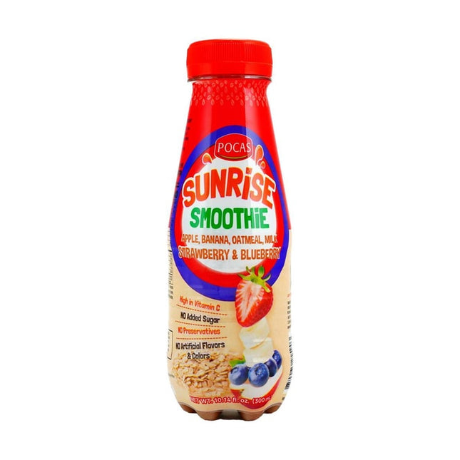 Pocas Sunrise Smoothie Apple-Banana-Oatmeal Strawberry & Blueberry 10.14oz