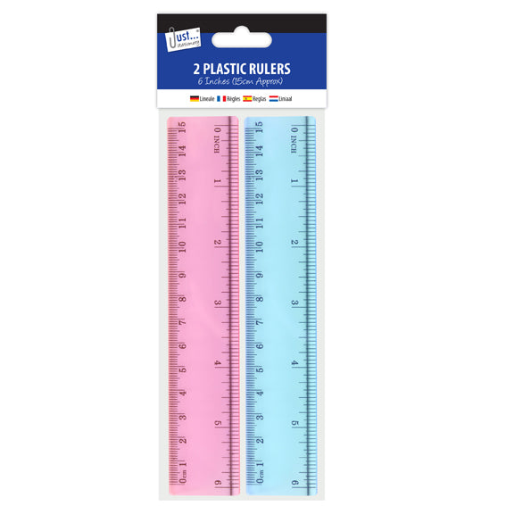 Just Stationery Rulers 6inch